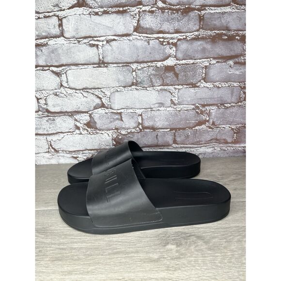 NoBull Black Rubber Casual Athletic Slides Sandals Men Sz 46EU/12M US Women 13.5 main image 12